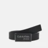 Calvin Klein Jeans Logo Plaque Belt - Cinturón - Black