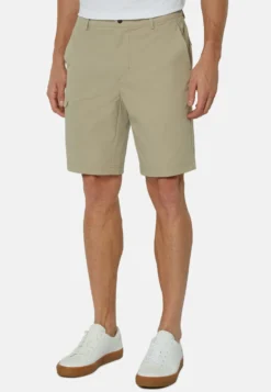 In Technical Fabric Berm - Shorts - Beige