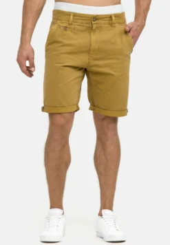 Indicode Jeans Casual Fit - Shorts - Amber