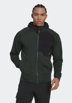ADIDAS PERFORMANCE City- Sudadera Con Cremallera - Shadow Green