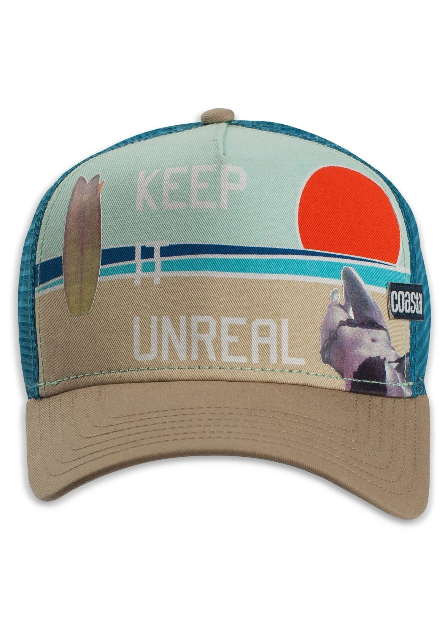 Coastal Kopfbedeckung Trucker Cap Hft Unreal - Gorra - Khaki - Imagen 2