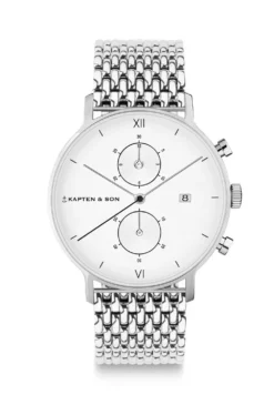 Chrono - Reloj - Silver Coloured White