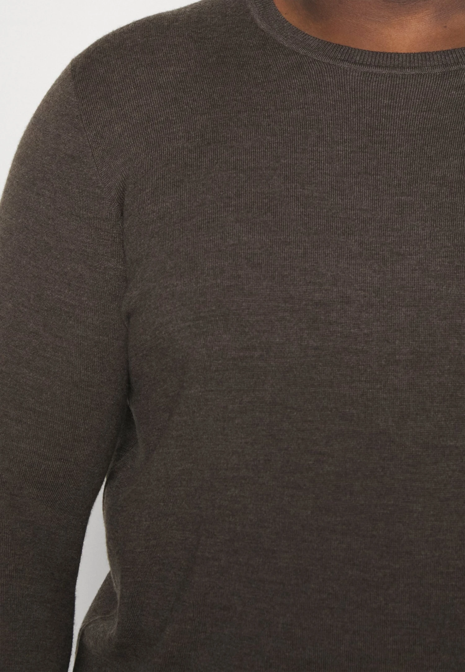 Long Sleeve - Jersey De Punto - Brown Heather - Imagen 5