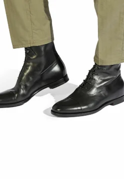 Archie - Botines Con Cordones - Black Calf