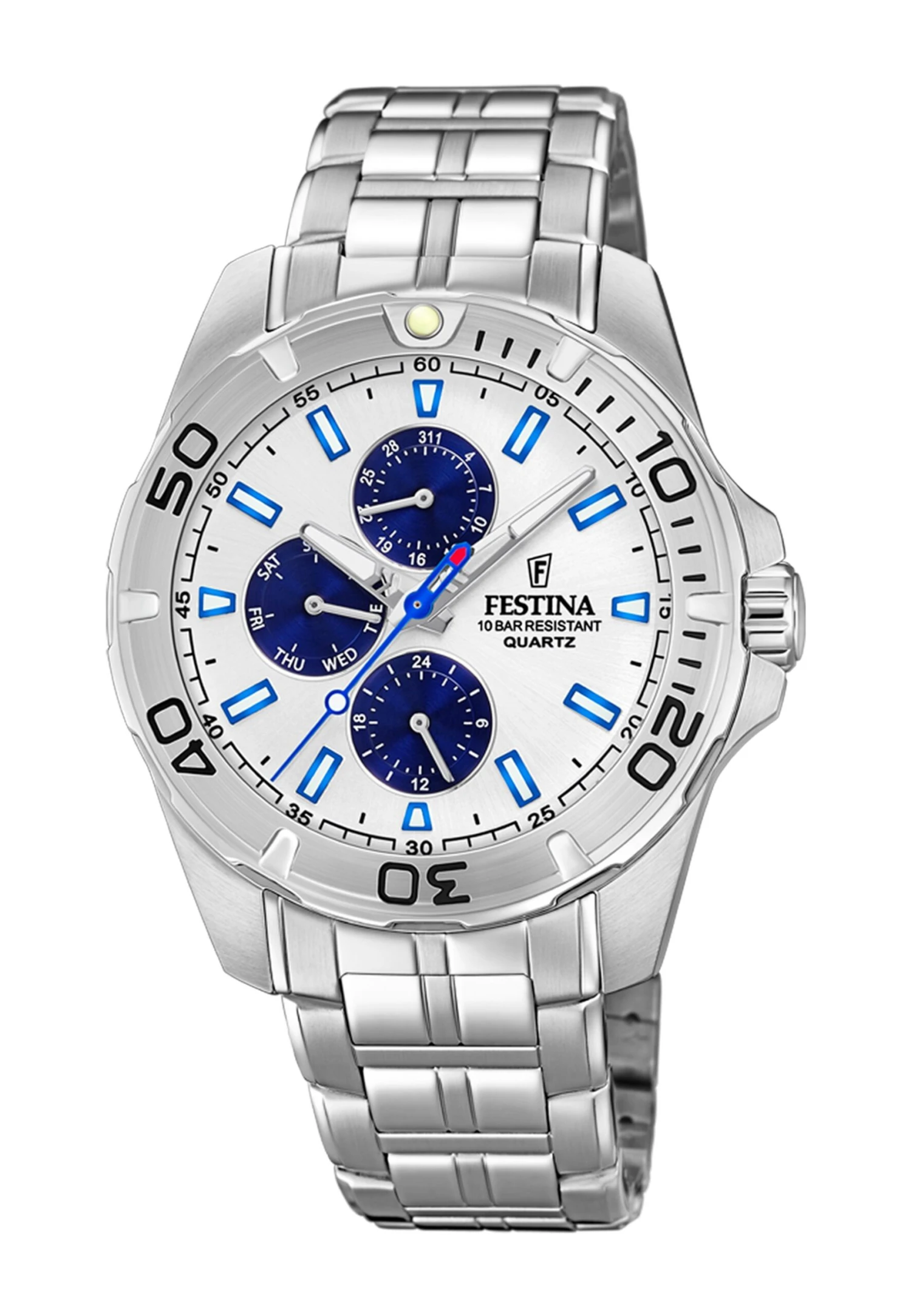 Festina Multifuncion - Cronógrafo - Silver-Coloured - Imagen 2