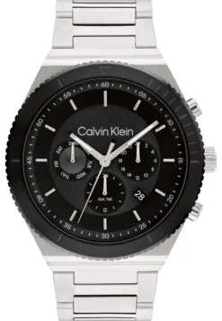 Calvin Klein Cronógrafo - Silber Schwarz Schwarz Silber