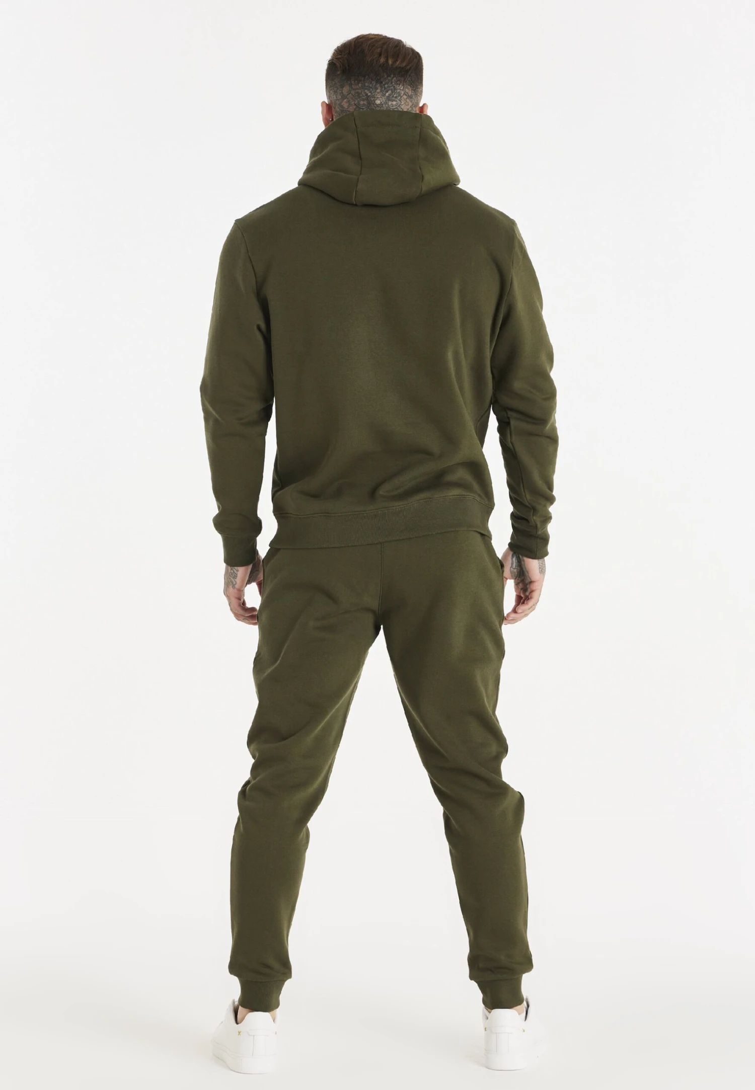 SikSilk Core Cuffed Jogger - Pantalones Deportivos - Khaki - Imagen 3